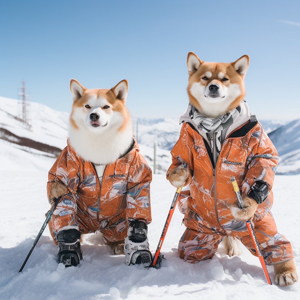 Off-Grid Snow Explorer Pet Image On A Canvas