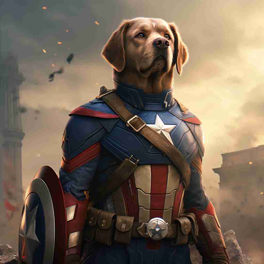 Legendary Captain America How To Paint Watercolor Pet Portraits