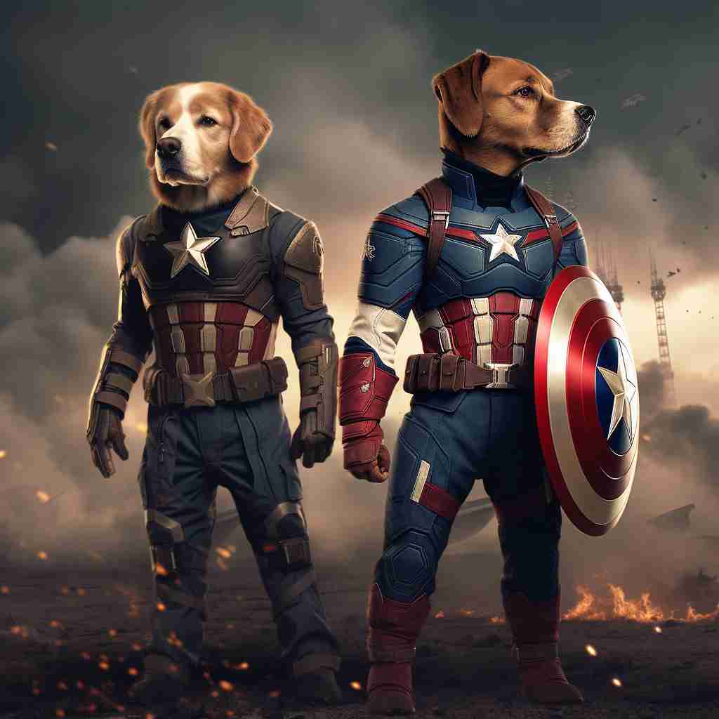 Undefeatable Captain America Pictures Of Your Pets On Canvas