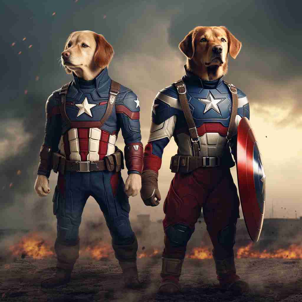 Swift Captain America Turn Picture Of Pet Into Portrait