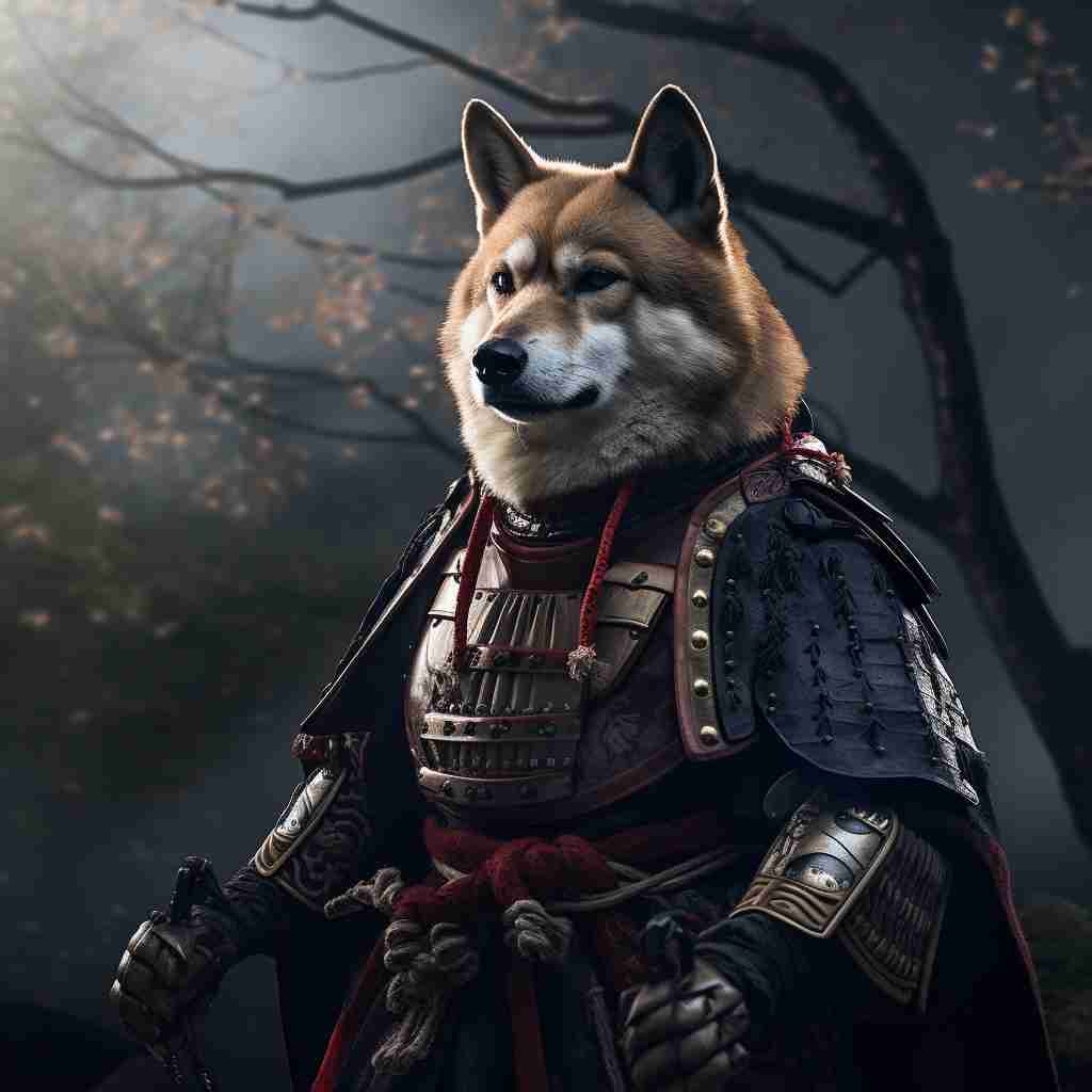 Samurai'S Unstoppable Force Custom Pet Art Canvas Photo