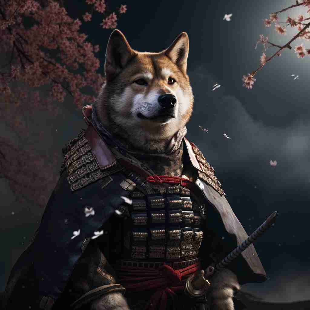 Samurai'S Unassailable Might Pet Canvas Picture Custom