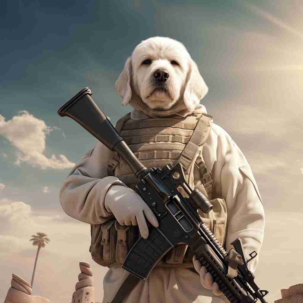 Inspirational Soldier Pet Art Paintings Custom