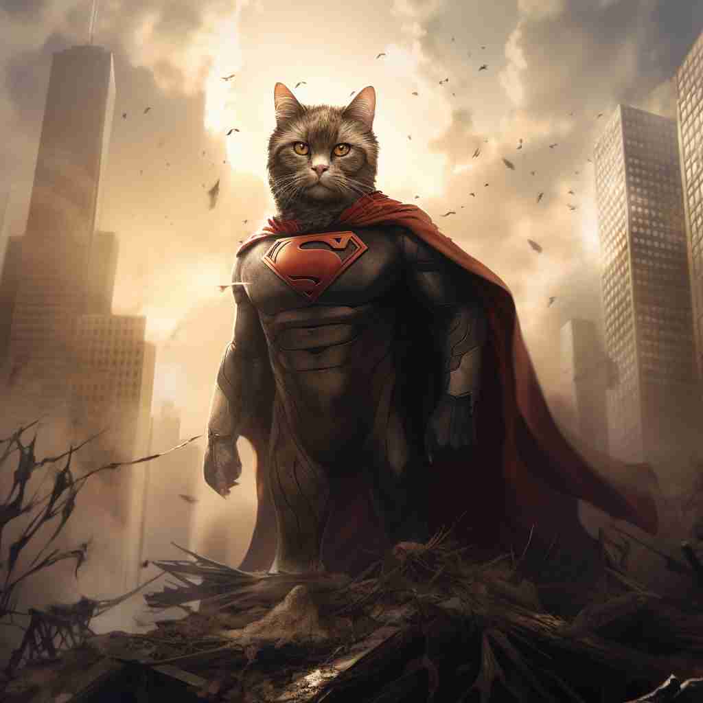 Pet Photos To Digital Paintings Undefeatable Superman