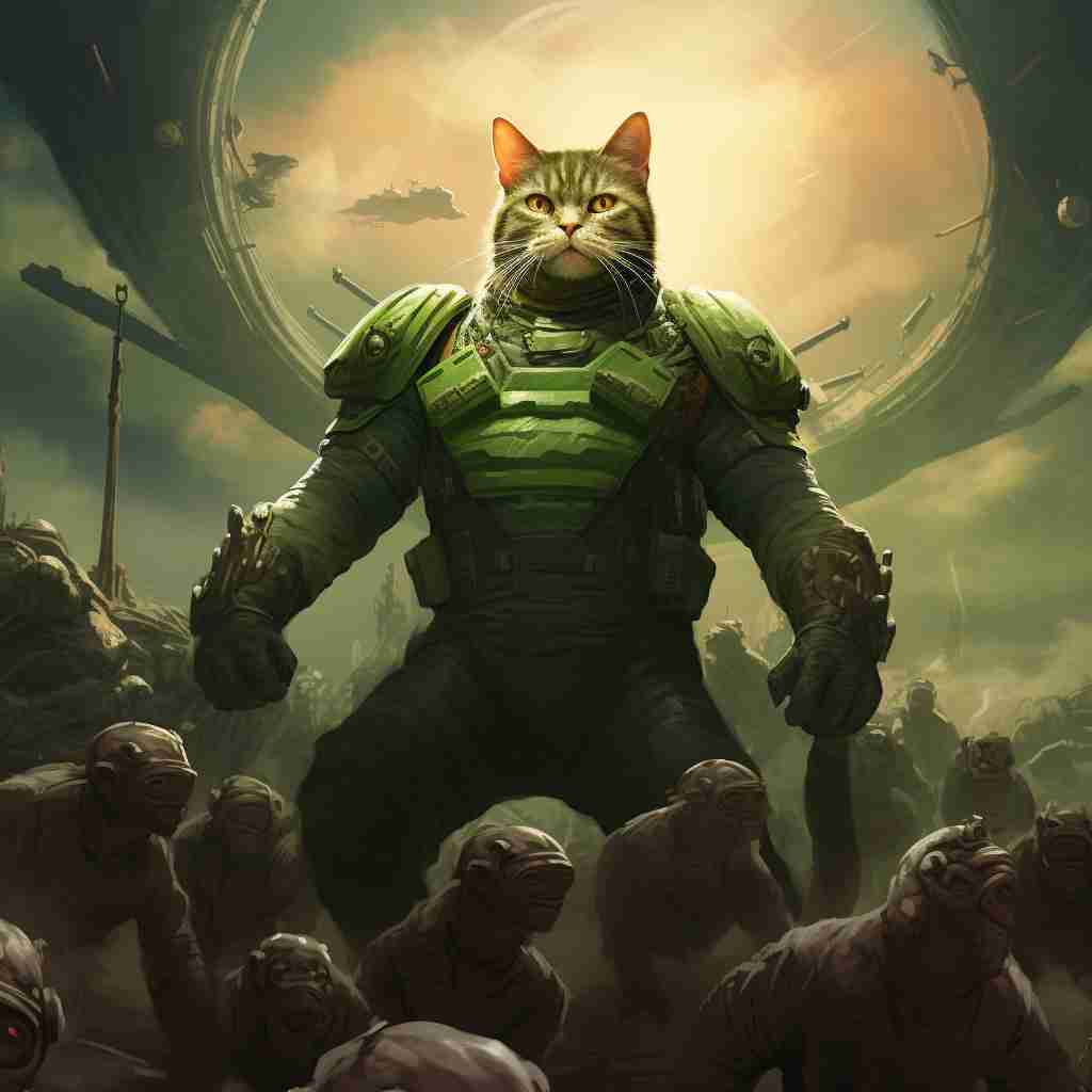 Hulk Cat Art Prints Funny