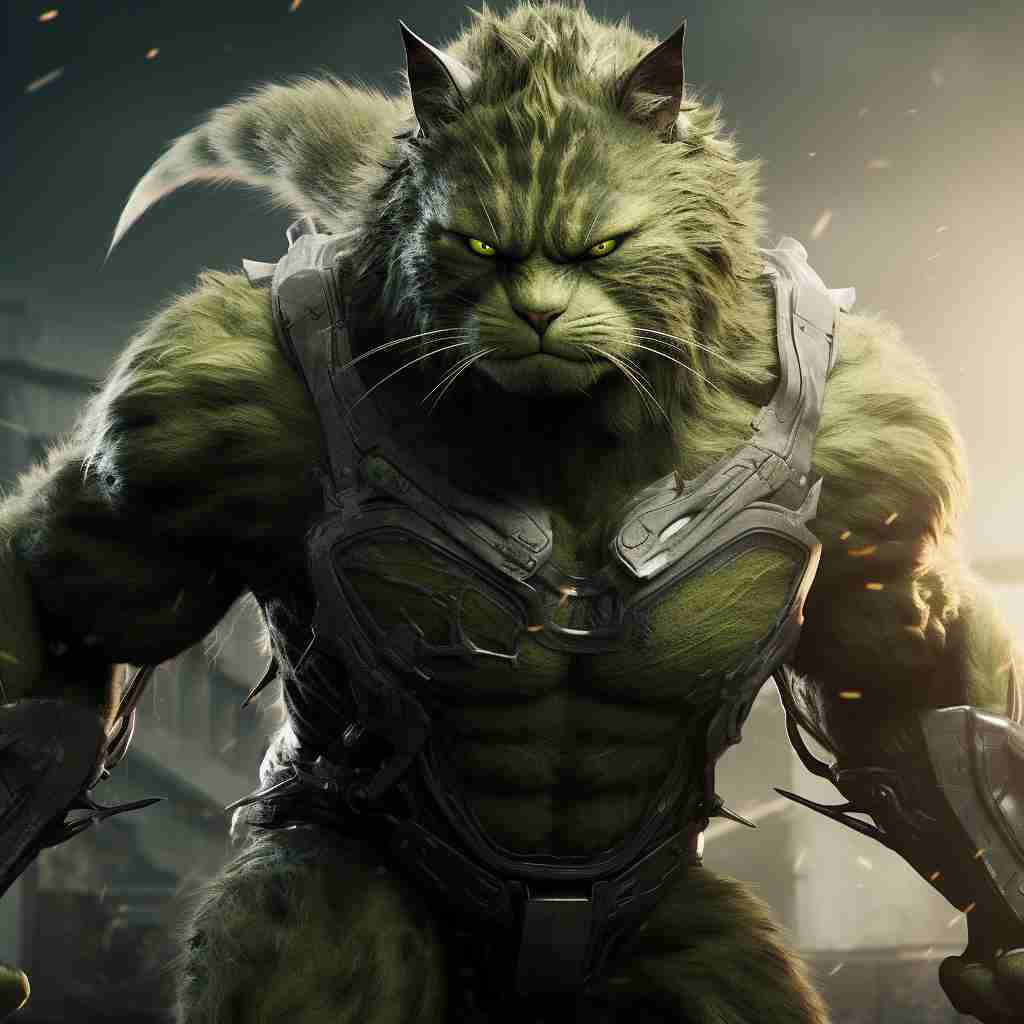 Doc Green Hulk Renaissance Digital Painting Of Your Pet