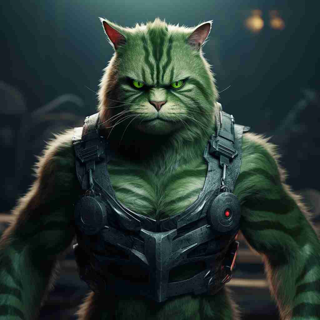 God Hulk Cool Cat Art Images