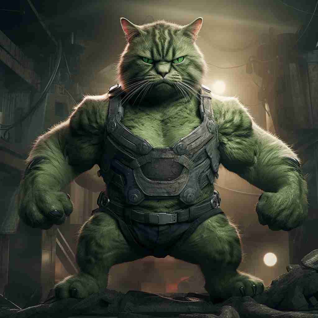 Hulk King Cat Canvas Wallpaper Images