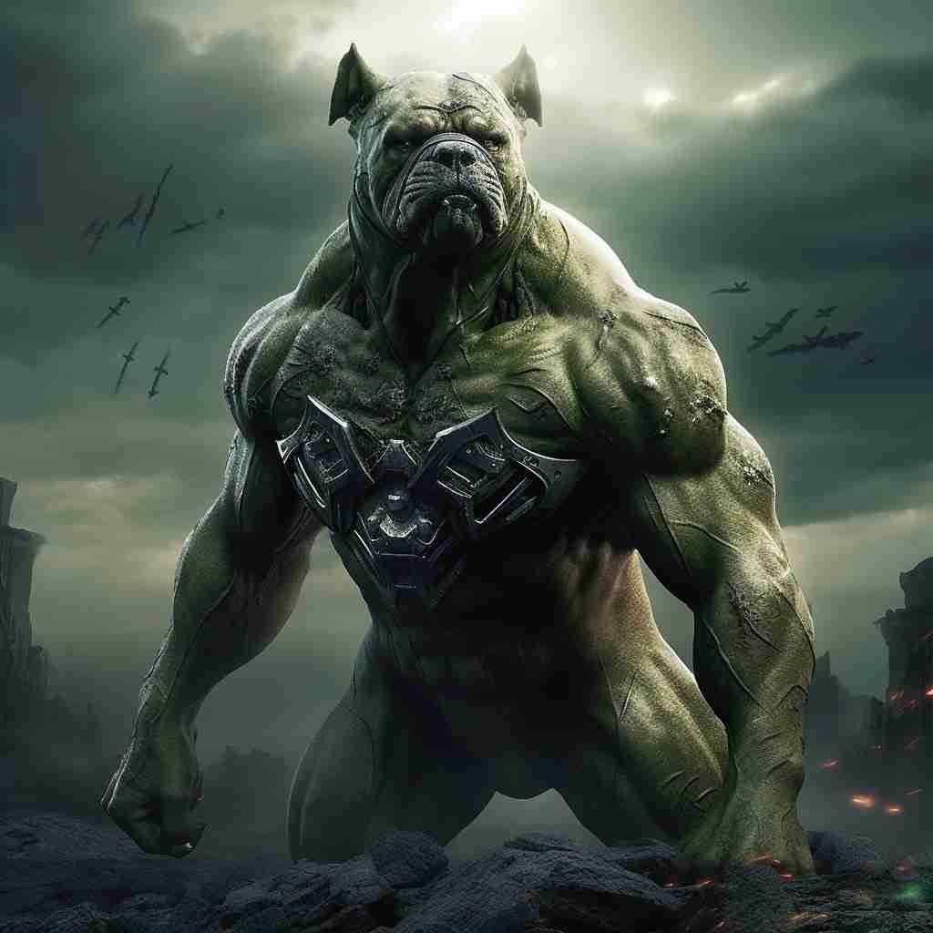Immortal Hulk Custom Dog Art Canvas Painting