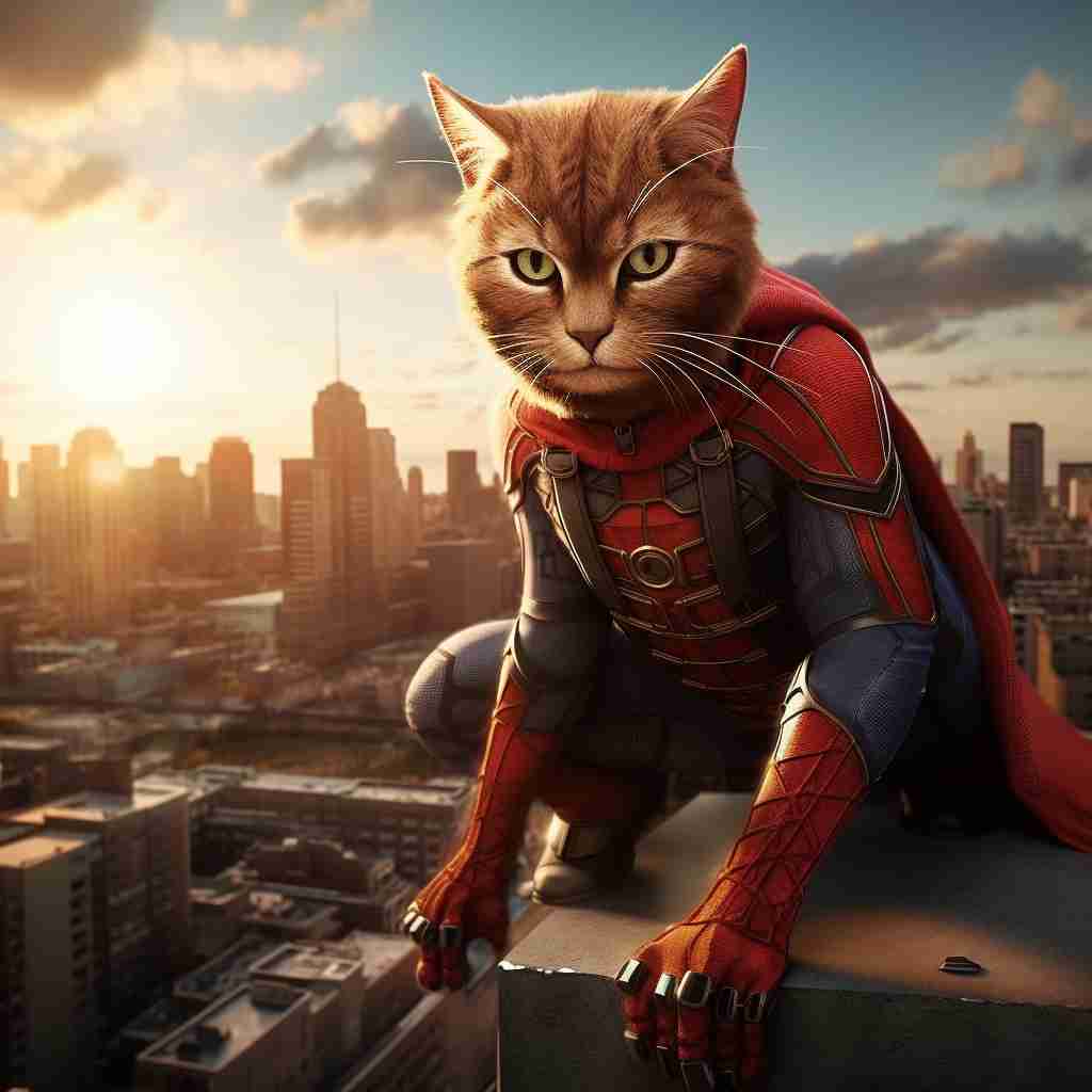 Real Spider Man Art Prints By Cats