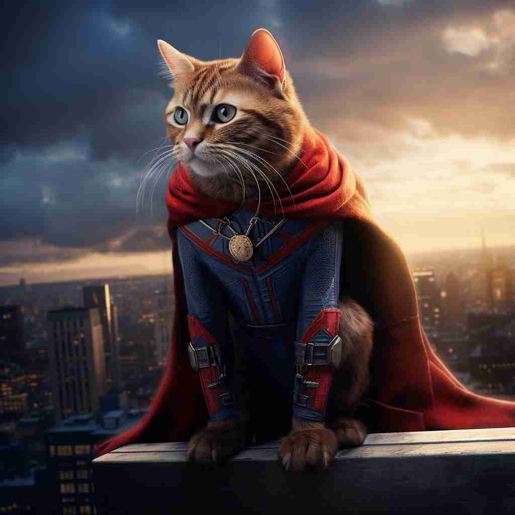 Ultimate Spider-Man Happy Cat Art Images
