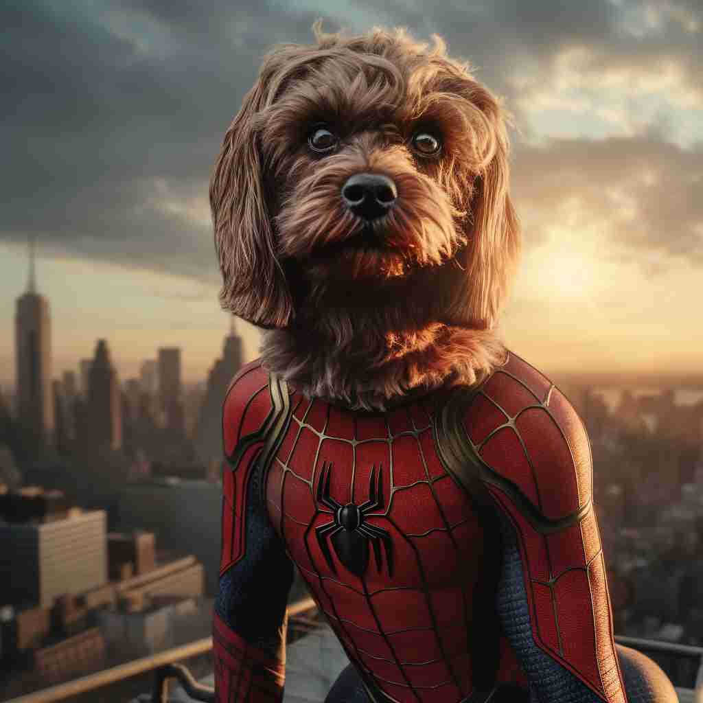 Swift Spider-Man Custom Dog Art Canvas Photo