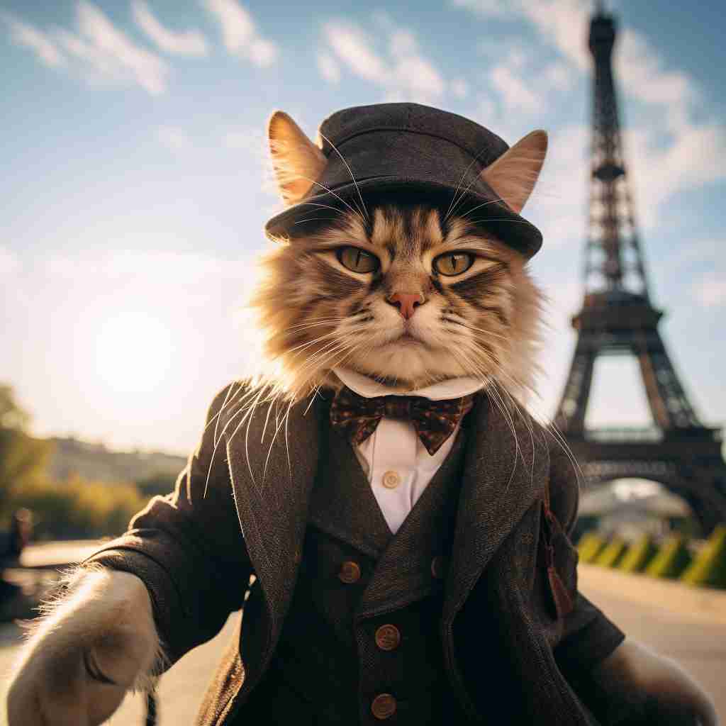 Coop Travel Cute Cartoon Cat Art Images