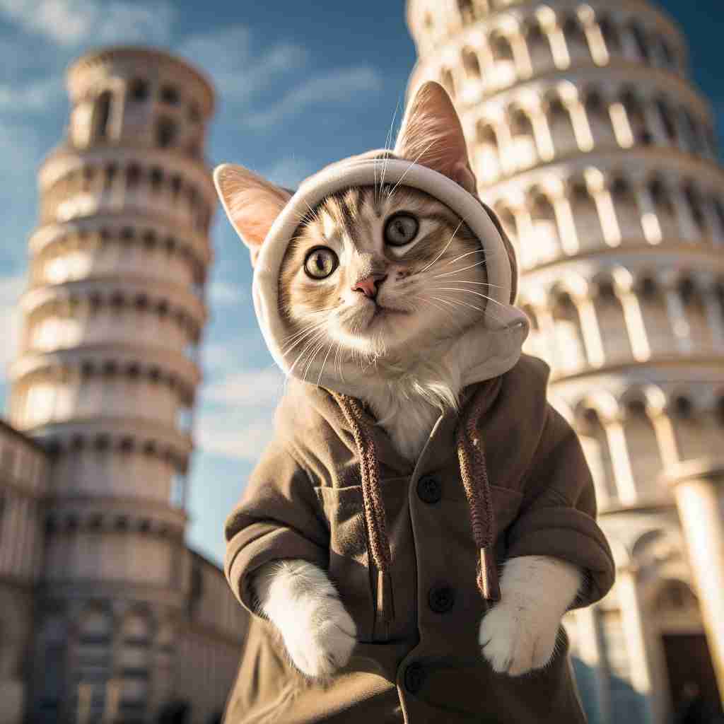 Resilient Traveler Famous Cat Digital Paintings
