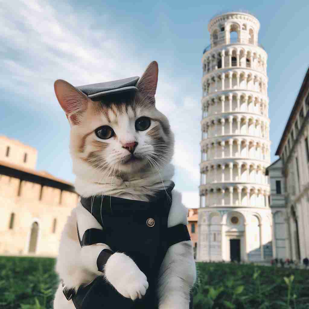 Independent Traveler Cat Expression Canvas Images