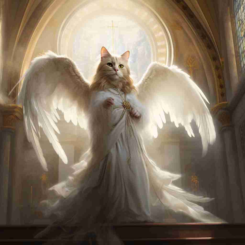 Angelic Watcher Drawing Cat Art Images