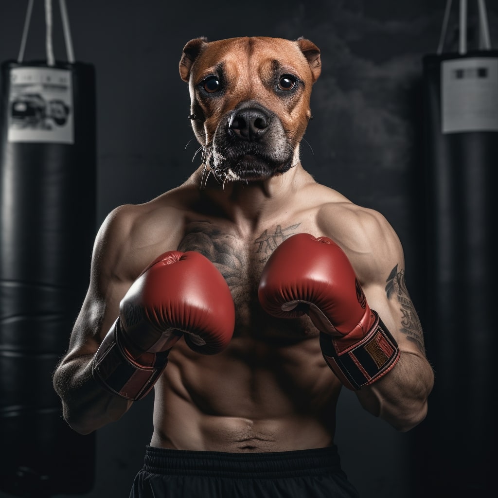 Boxer Canvas - Dynamic Elegance in Every Brushstroke