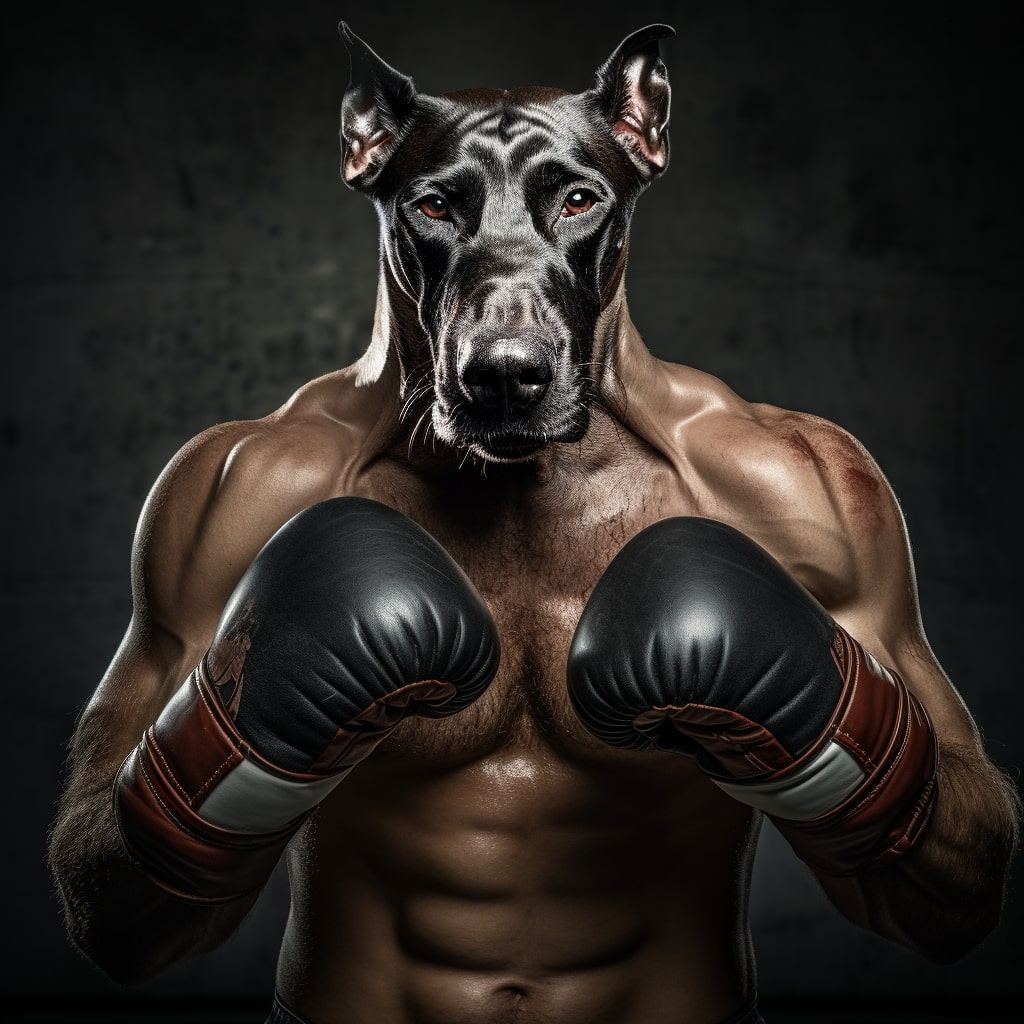 Boxer Dog Canvas - Noble Presence in Every Stroke