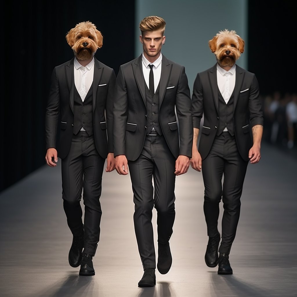 Haute Hounds: Pictures of Dogs in Clothes Featuring Furryroyal's Runway Regalia