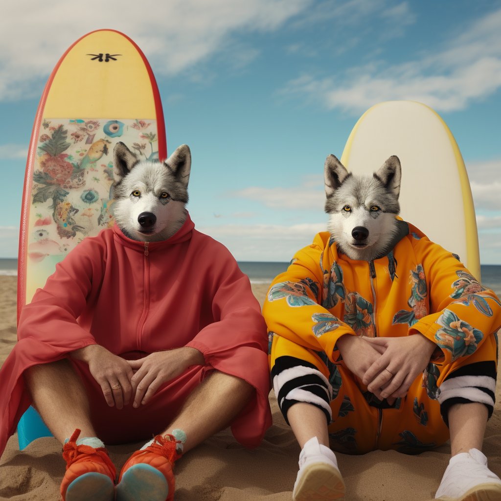 Ride the Waves: Furryroyal's Surfing Adventure in Words