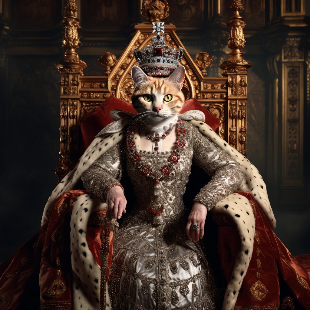 Regal Monarchy: A King Portrait Featuring Furryroyal's Majestic Reign