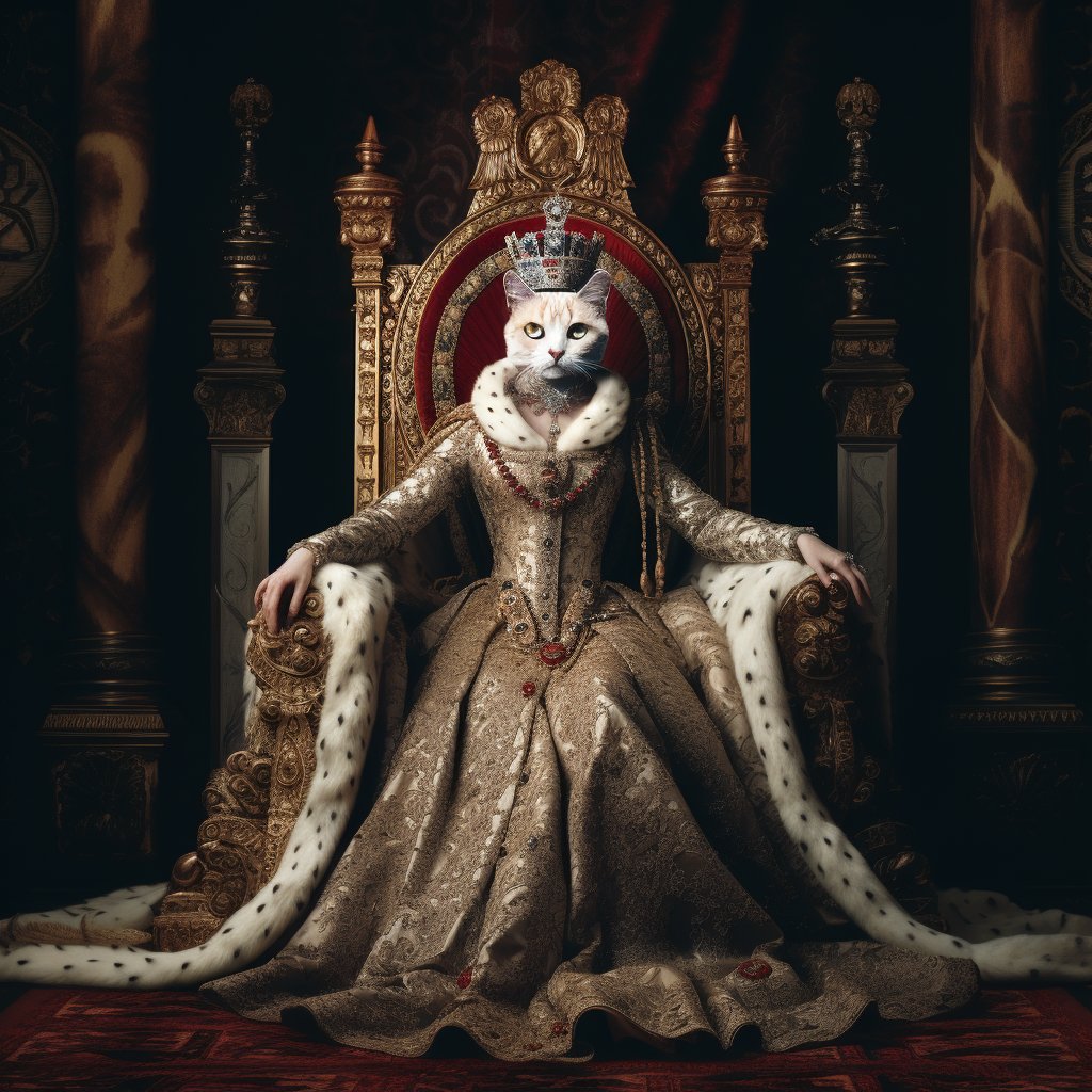 Petite Majesty: Furryroyal's Puppy Portrait, a Regal Beginnings Tale