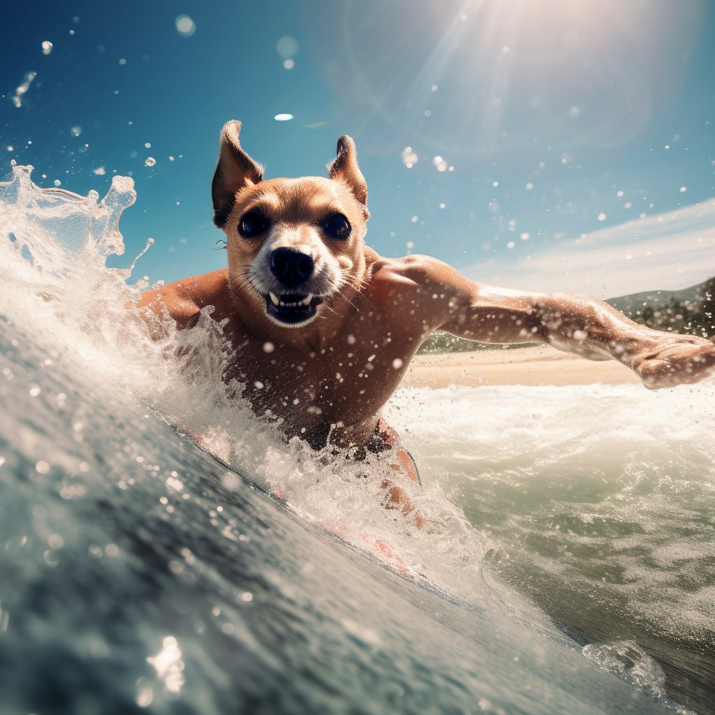 Duchess of the Waves: Furryroyal's Surfing Extravaganza