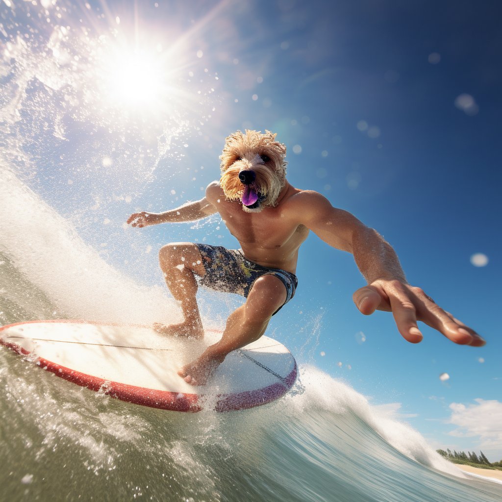 Nautical Nobility: Oak Picture Frames for Furryroyal's Surfing Saga
