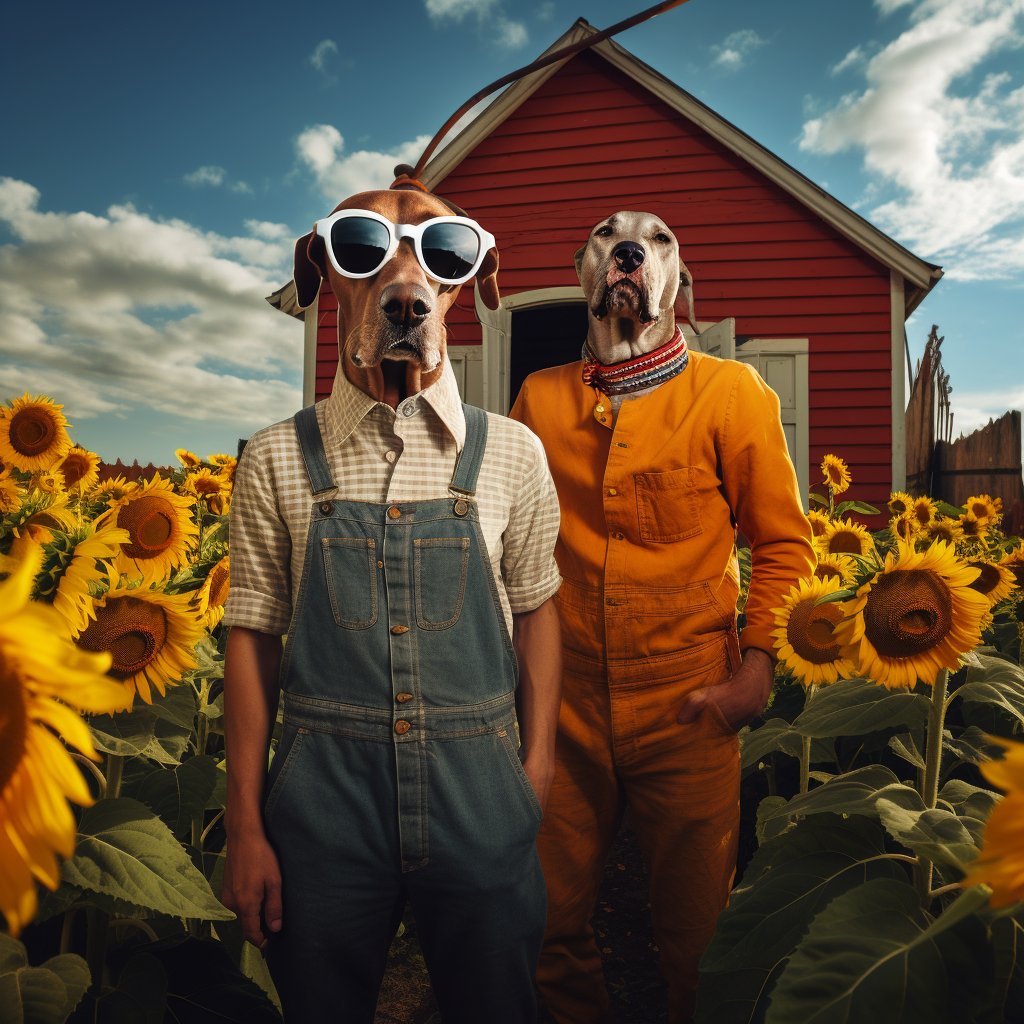 Sunflower Gangster: Furryroyal's Peaky Blinders-inspired Portrait