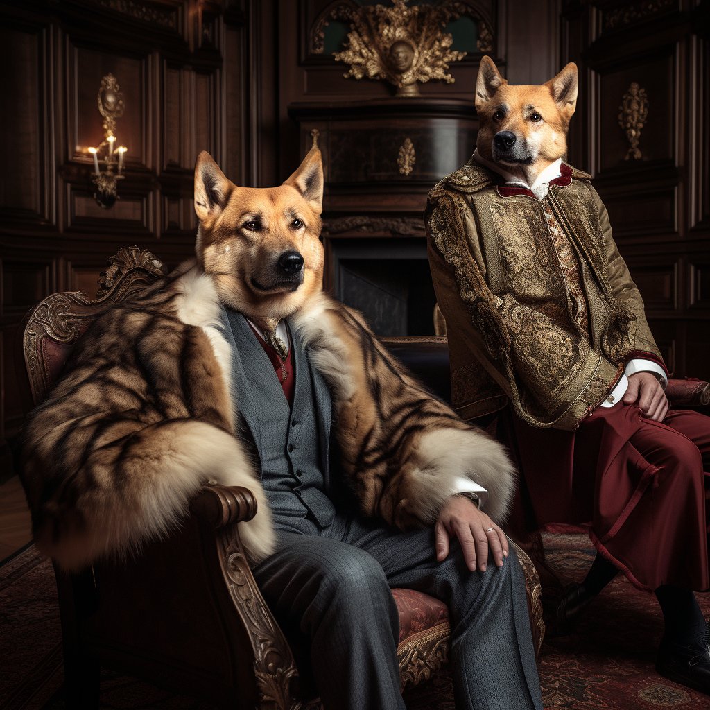 Furryroyal's Renaissance Rendezvous: An Artistic Ode to Canine Nobility