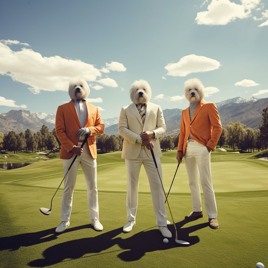Faceless Grandeur: Furryroyal's Outdoor Golf Adventure Unveiled