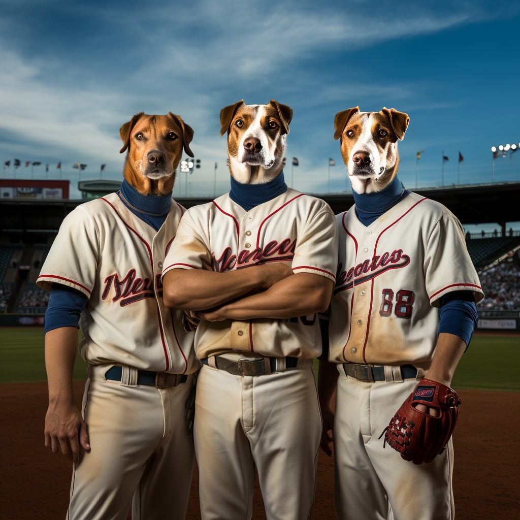 Signs of Unity: Furryroyal's Baseball Canvas with Personalized Names