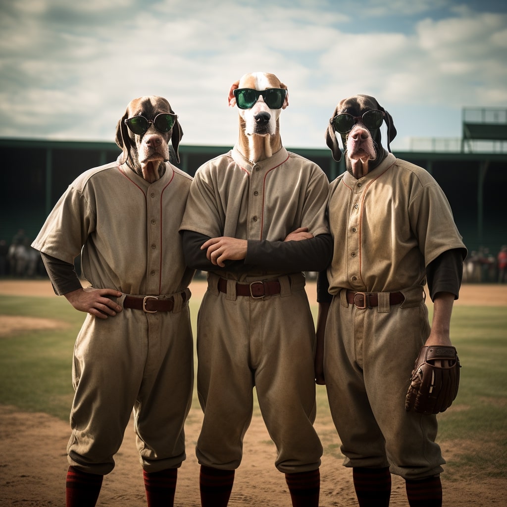 Unity on Canvas: Furryroyal's Baseball Team in 8x10 Splendor