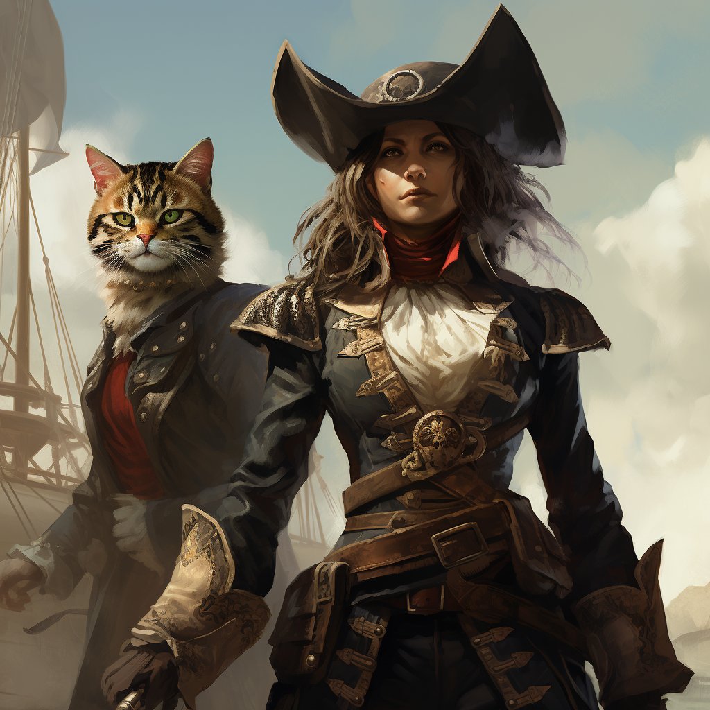 Painting Pictures for Home with Furryroyal's Renaissance Pirates