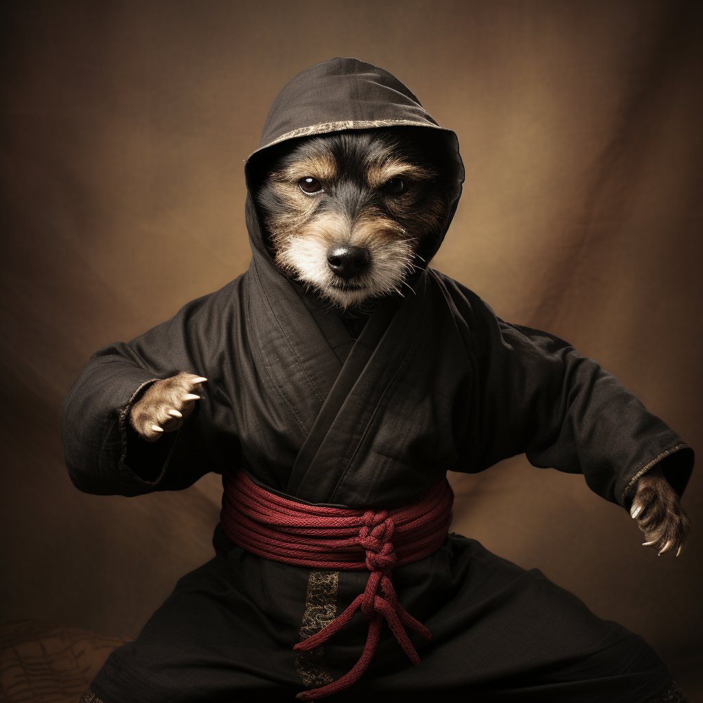 Ninja Fusion: Unleashing Adorable Anarchy with Pet Morphing Masterpiece