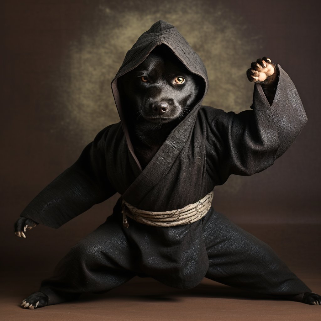 Stealthy Snapshots: How to Take Ninja Dog Portraits
