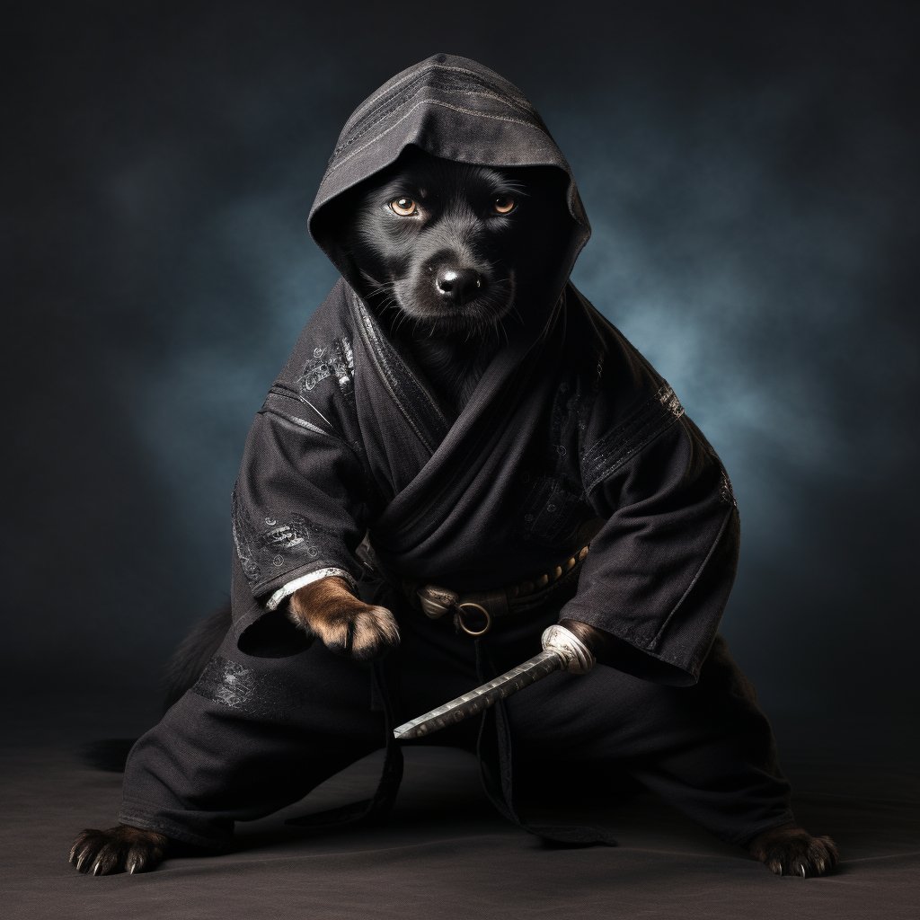 Chronicles of Ninja Heritage: Dog Historical Portrait Saga