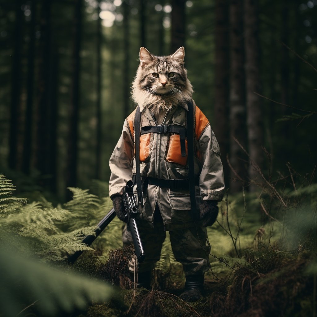 Wild Chronicles: Captivating Portraits of Forest-Ready Dogs