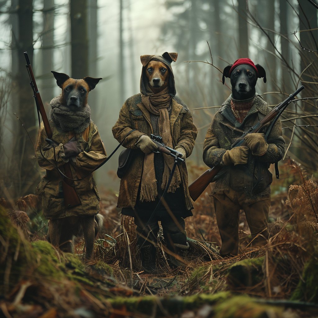 Canine Couture Chronicles: Forest Fashion Unleashed