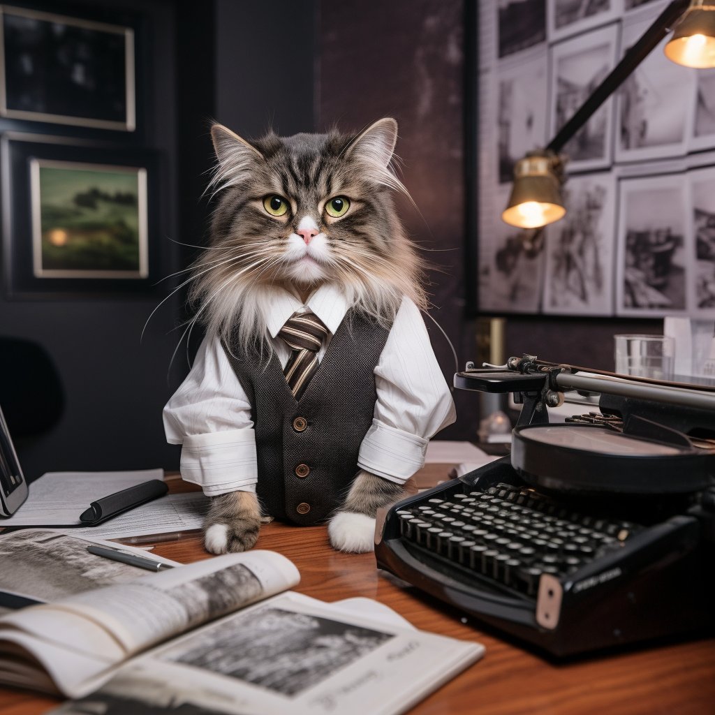 Purrfect Elegance: Luxury Gifts for Your Feline Journalist Companion