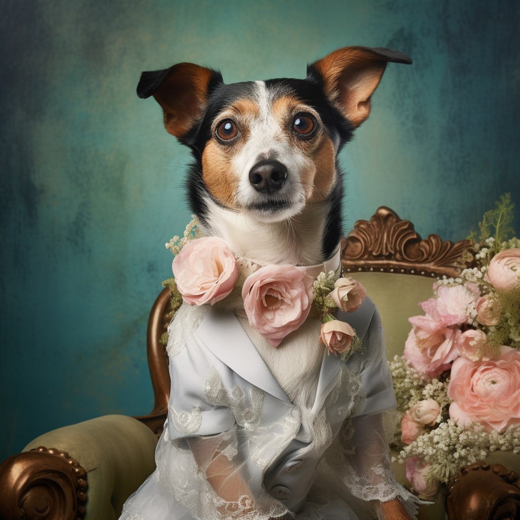 Bridal Remembrance: Gifts for Departed Paws Canvas