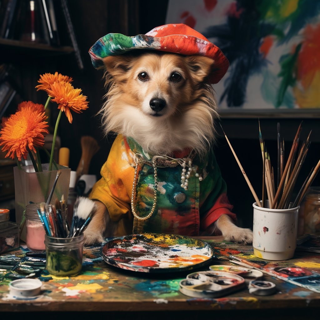 Pawsome Trends 2024: Pet Painter's Delight Canvas