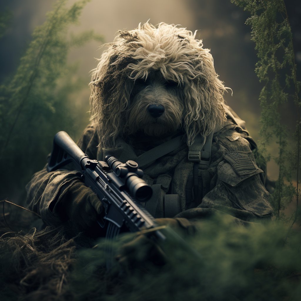 Lone Sniper's Tribute: Dog Death Ornament