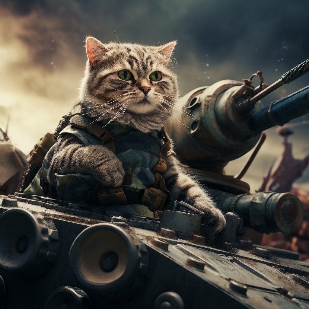 Tank Commander Purr-fection: Personalized Pet Ornament