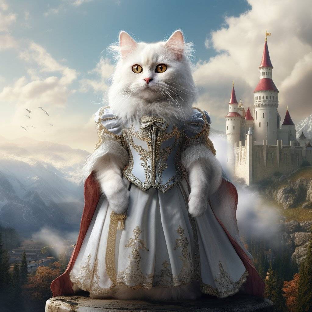 Unrivaled Majesty: Princess Pet Portraits for Men Who Have Everything