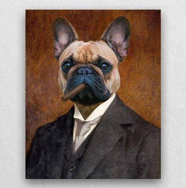 personalized dog portrait painting