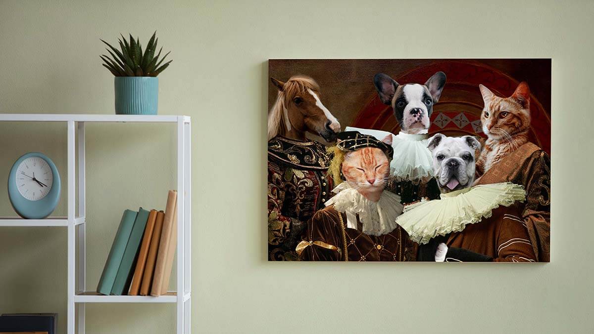 custom pet canvas