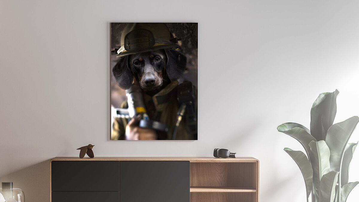 dog lover painting