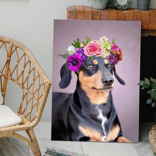 custom oil pet portrait