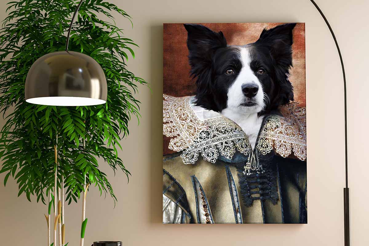 duke regal pet painting pet canvas